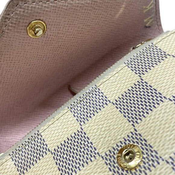 LOUIS VUITTON Portefeuille Victorine N64022 Rose Ballerine Damier - Picture 12 of 13